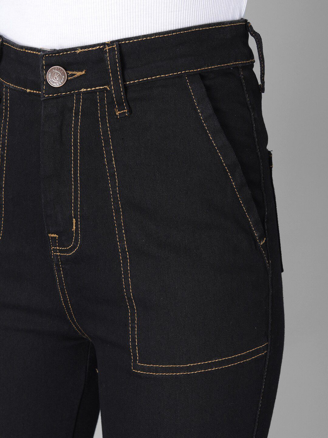Kotty Women Black Skinny Fit Jeans