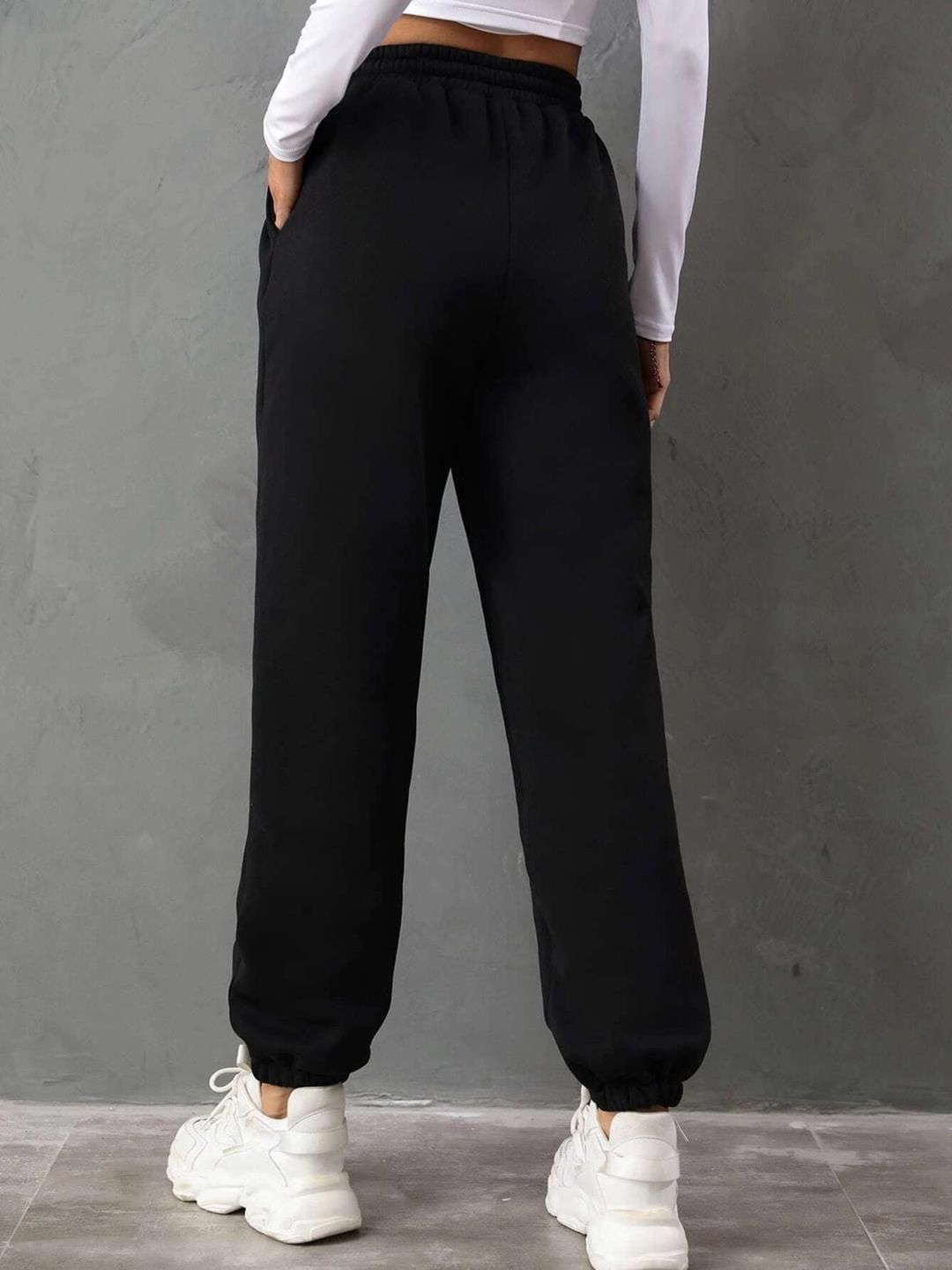 Kotty Women Mid Rise Cotton Joggers