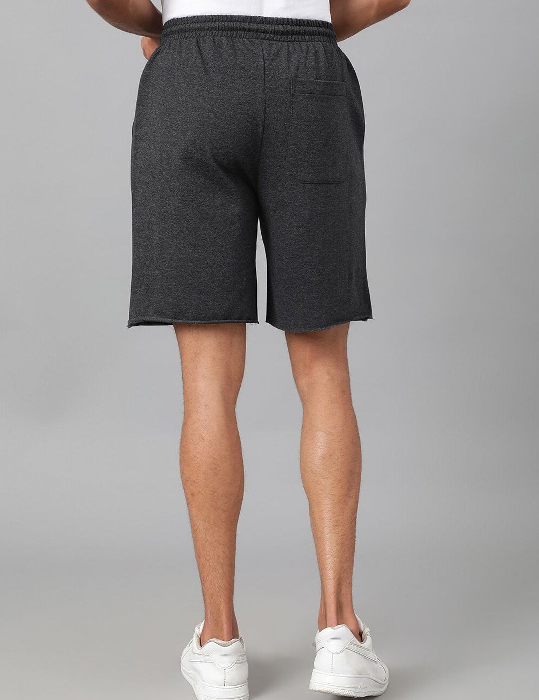 Kotty Dark Grey Men Low-Rise Shorts