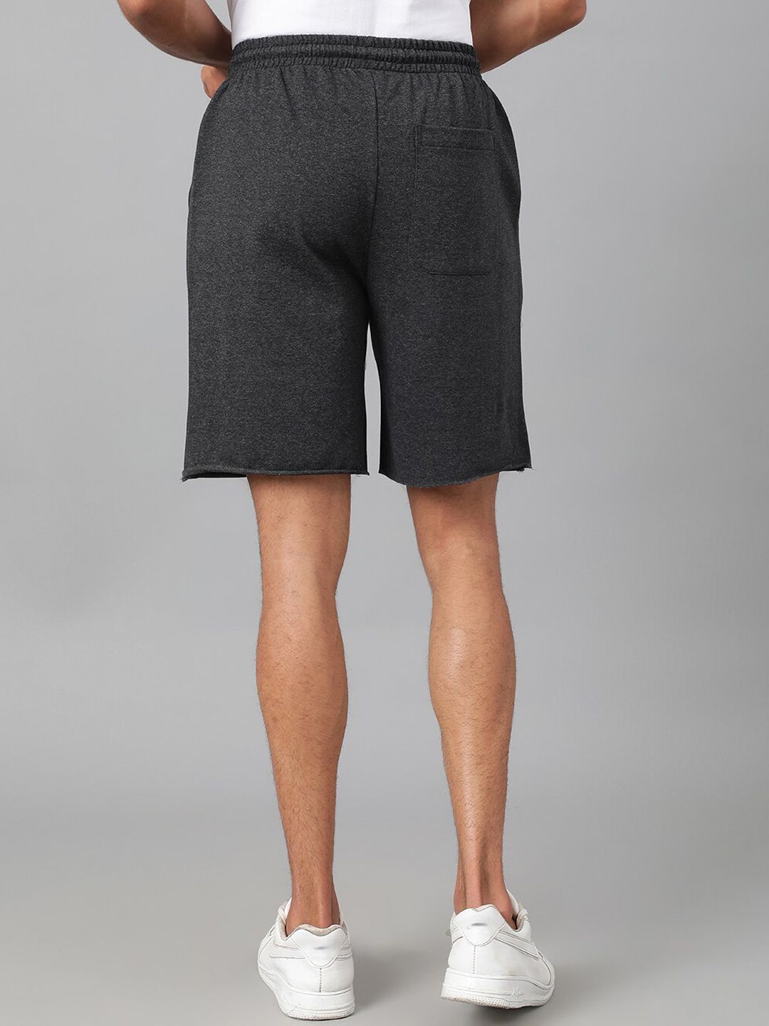 Kotty Dark Grey Men Low-Rise Shorts
