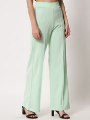 Kotty Women Pack Of 2 Relaxed Straight Leg High-Rise Easy Wash Trousers