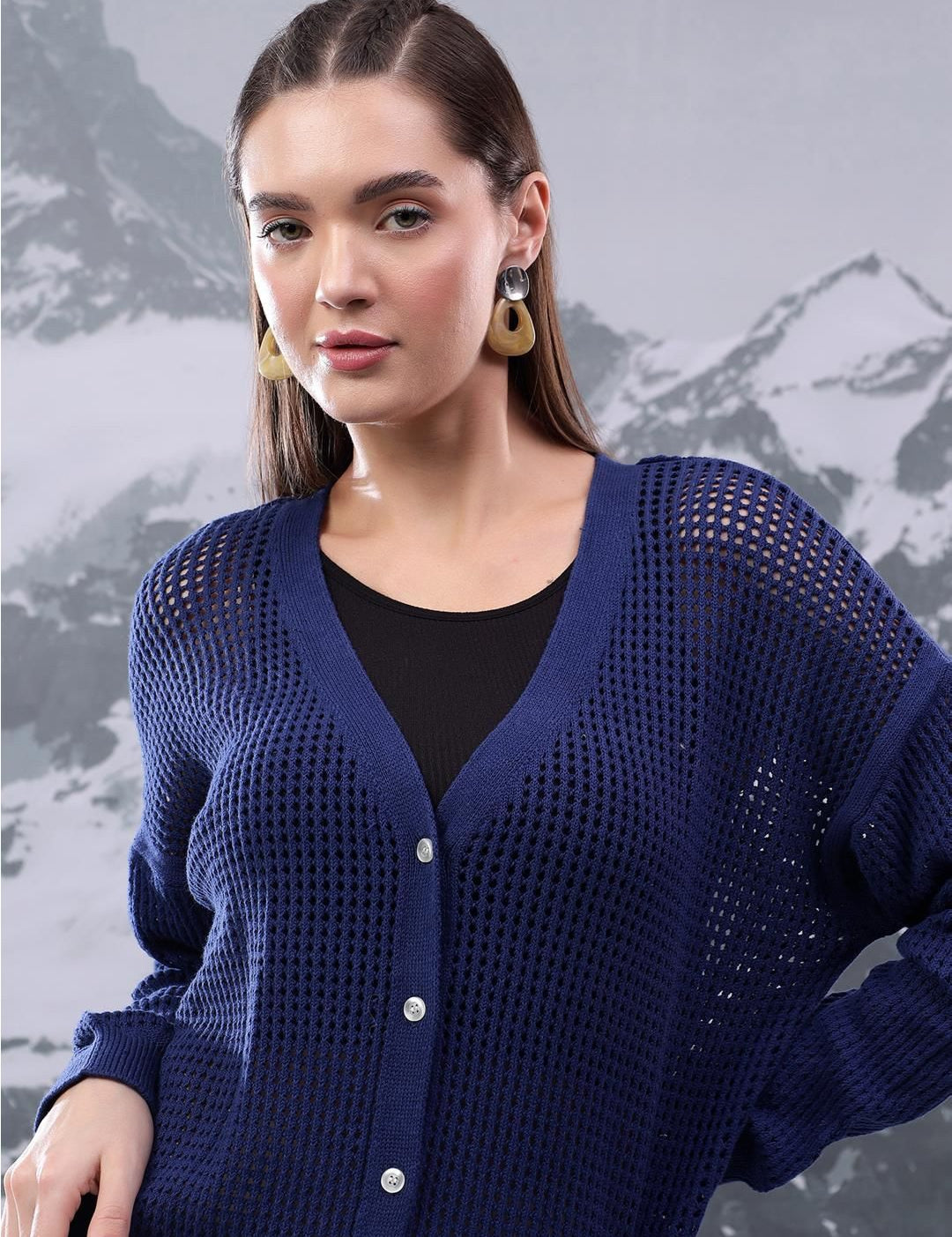 Kotty Women V-Neck Cardigan