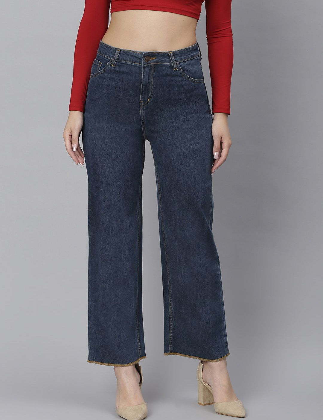 Kotty Women Blue Flared Jeans