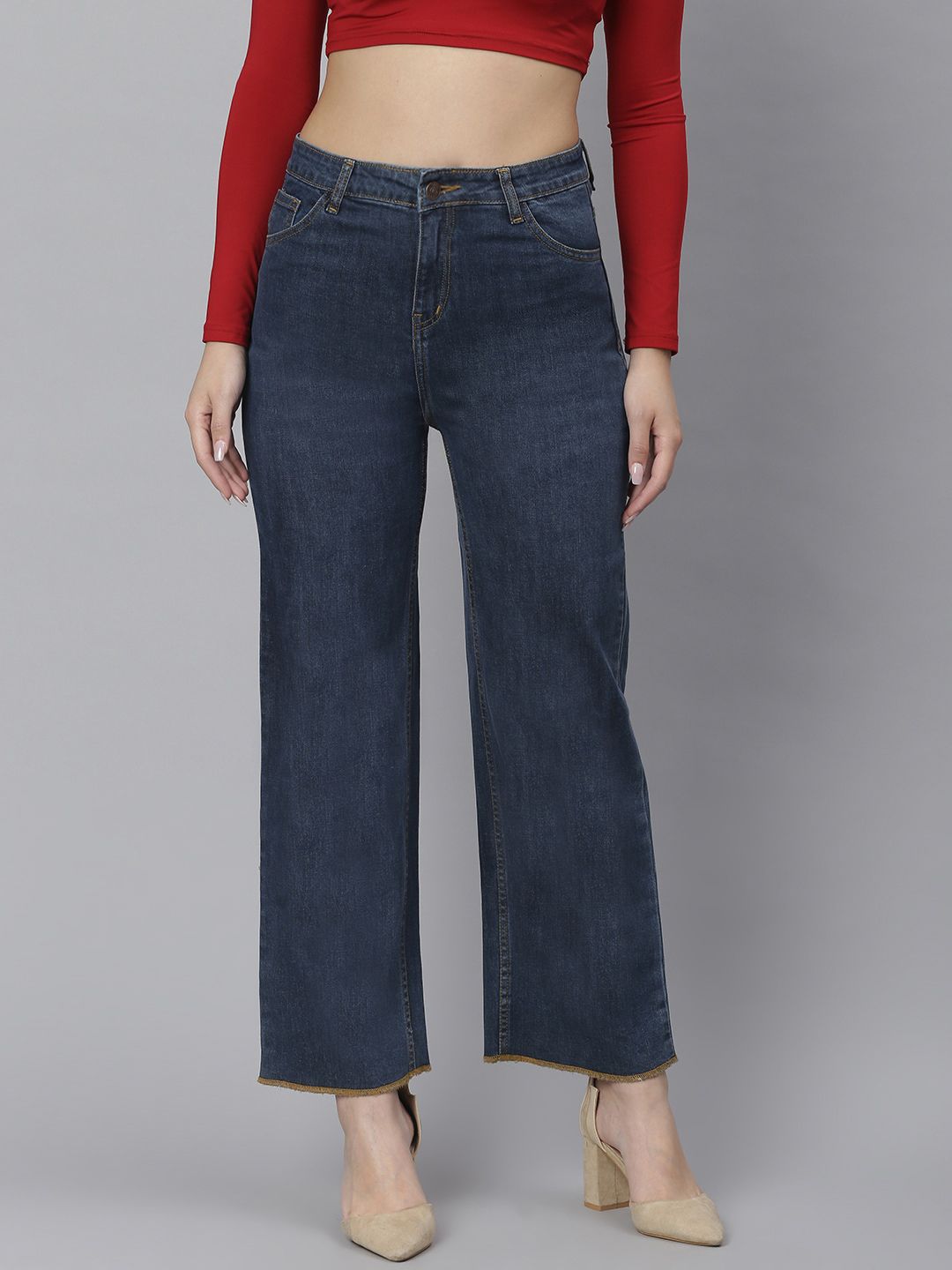 Kotty Women Blue Flared Jeans
