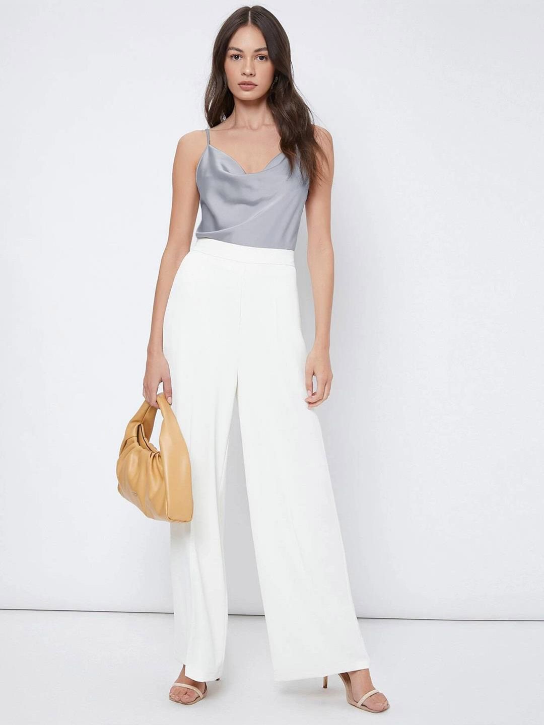 Kotty Cowl Neck Satin Top