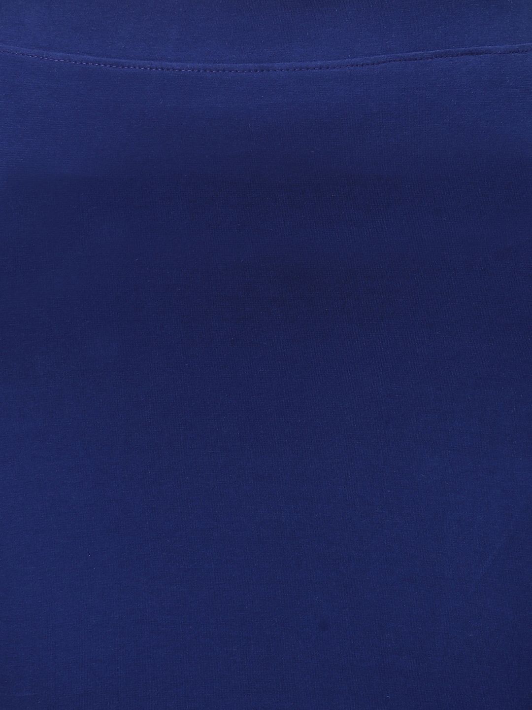 Kotty Women Blue Solid Knee-Length Pencil Skirt