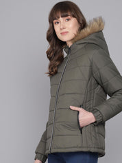 Kotty Women Grey Insulator Padded Jacket