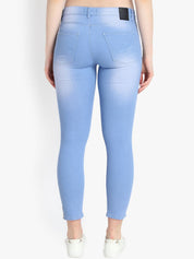 Kotty Women Blue Skinny Fit High-Rise Clean Look Jeans