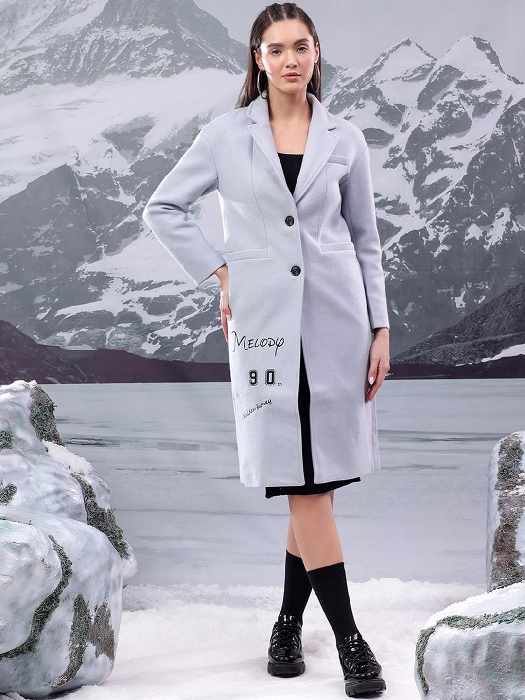 Kotty Women Single-Breasted Overcoat