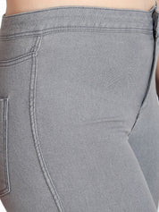 Kotty Women Grey Skinny Fit High-Rise Clean Look Stretchable Jeans