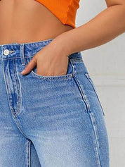 Kotty Women Light Blue Jean High Rise Light Fade Stretchable Jeans