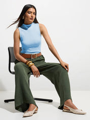 Kotty Women High Neck Sleeveless Top