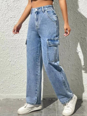 Kotty Women Jean Straight Fit High-Rise Heavy Fade Stretchable Jeans