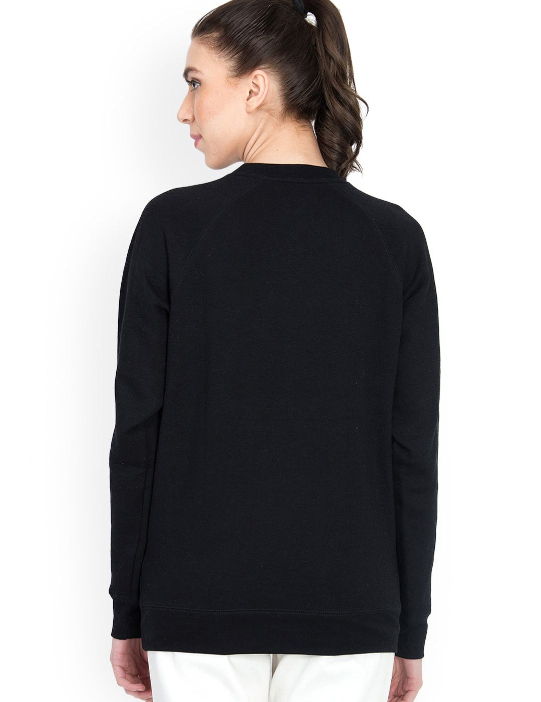 Kotty Women Black Printed Sweatshirt