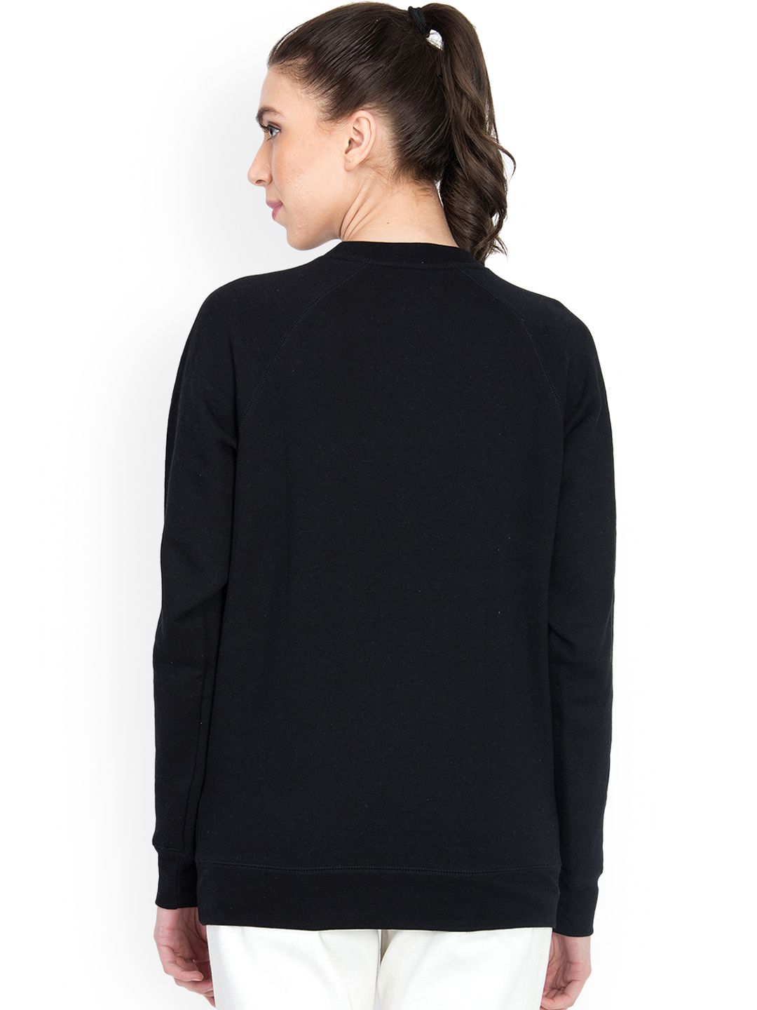 Kotty Women Black Printed Sweatshirt