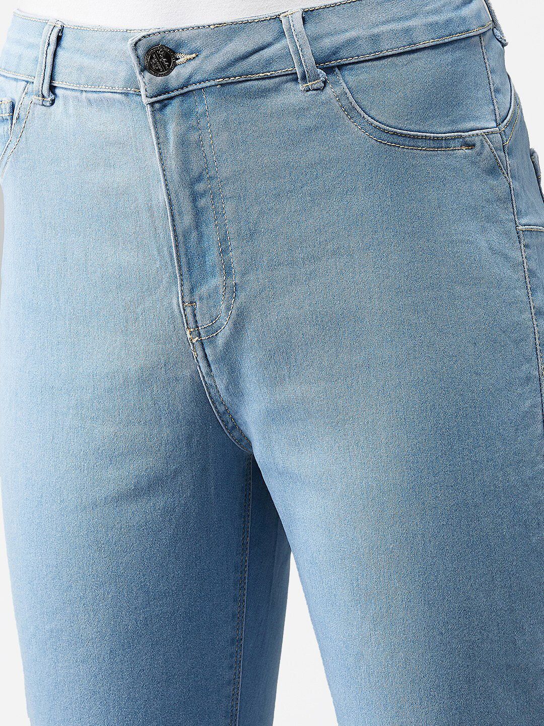 Kotty Women Blue Skinny Fit High-Rise Clean Look Jeans