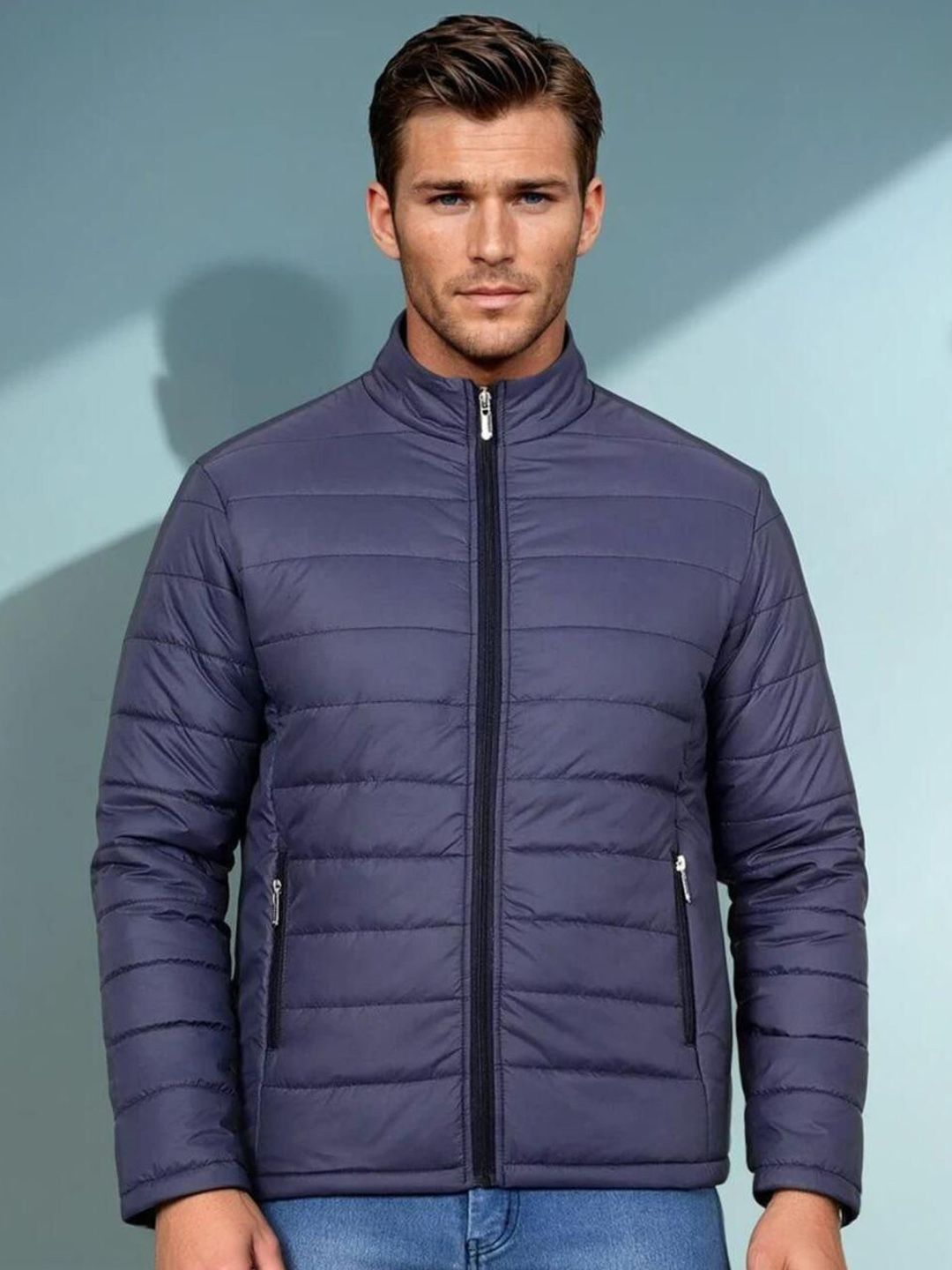 Kotty Men Mock Collar Puffer Jacket