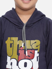 Kotty Boys Blue Printed Sweatshirt