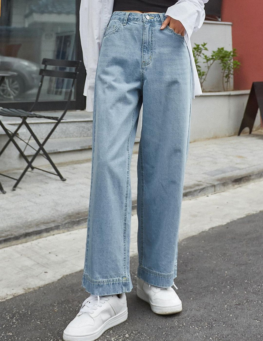 Kotty Women Blue Jean High-Rise Clean Look Stretchable Jeans