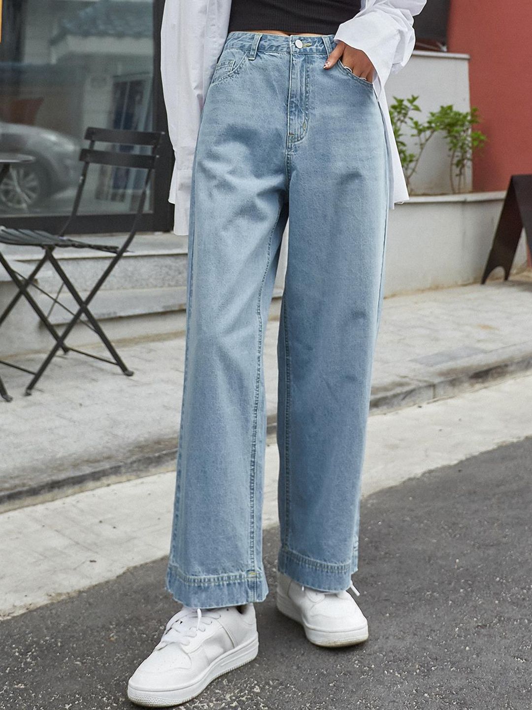 Kotty Women Blue Jean High-Rise Clean Look Stretchable Jeans