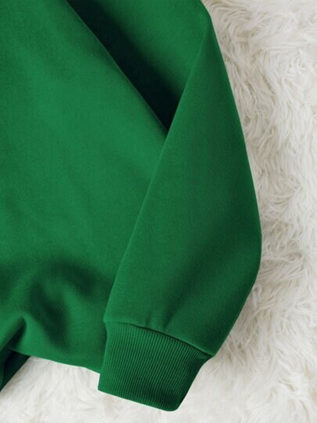 Kotty Round Neck Fleece Pullover Sweatshirt