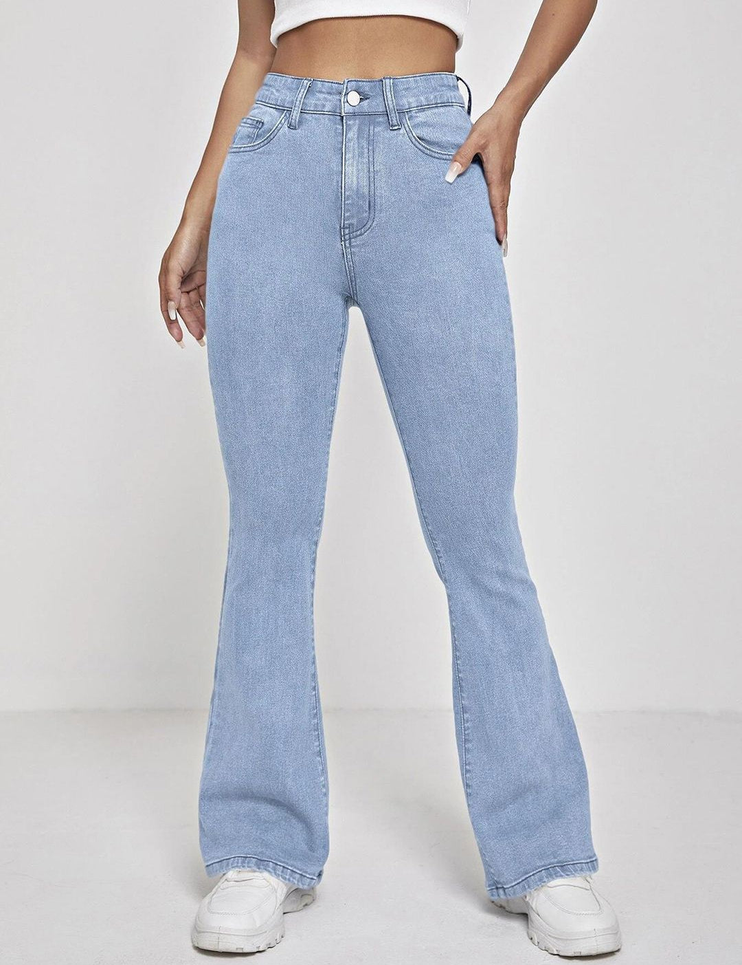 Kotty Women Bootcut High-Rise Stretchable Jeans