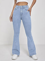 Kotty Women Bootcut High-Rise Stretchable Jeans
