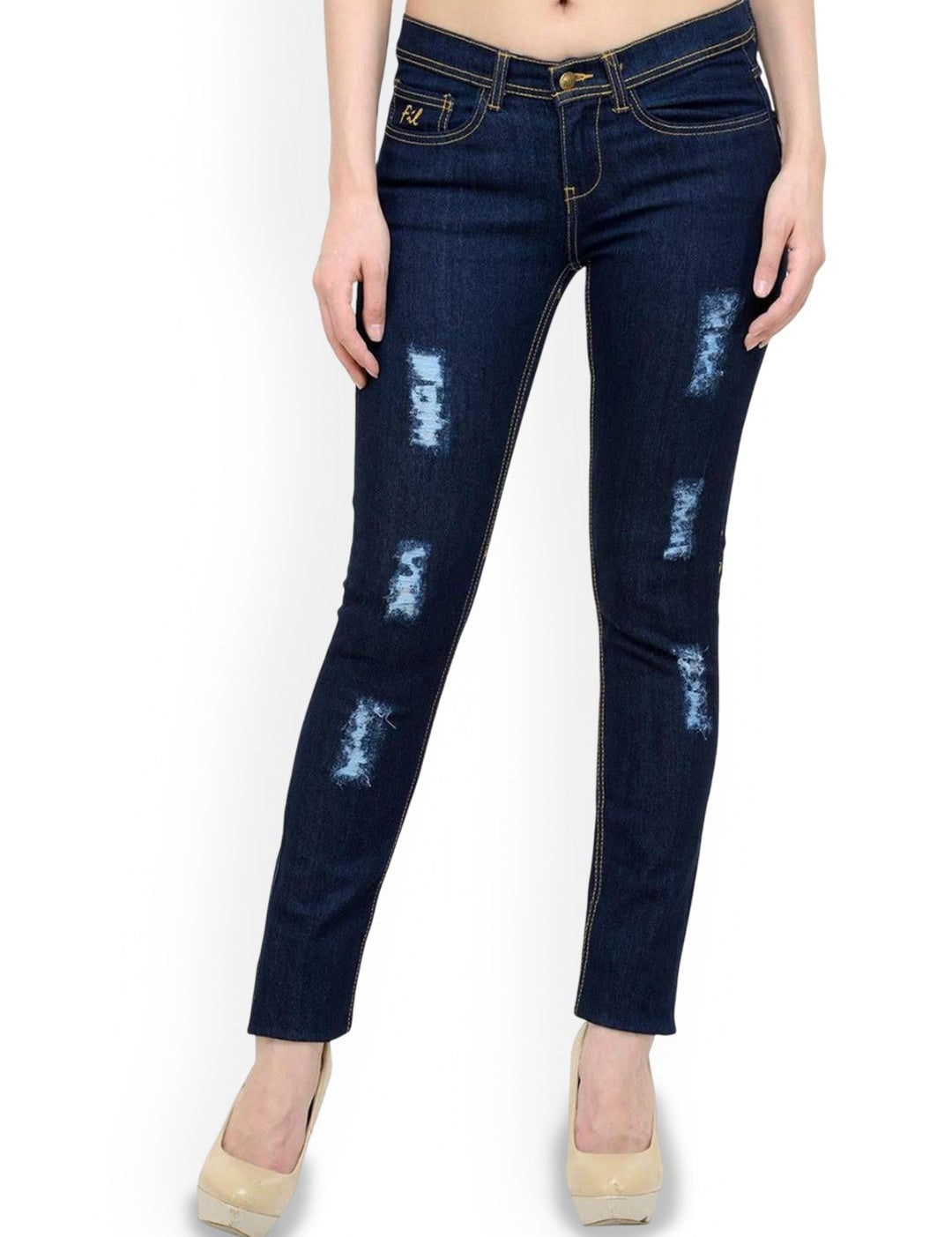 Kotty Women Skinny Fit Mid-Rise Stretchable Jeans