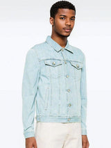 Kotty Men Solid Denim Jacket