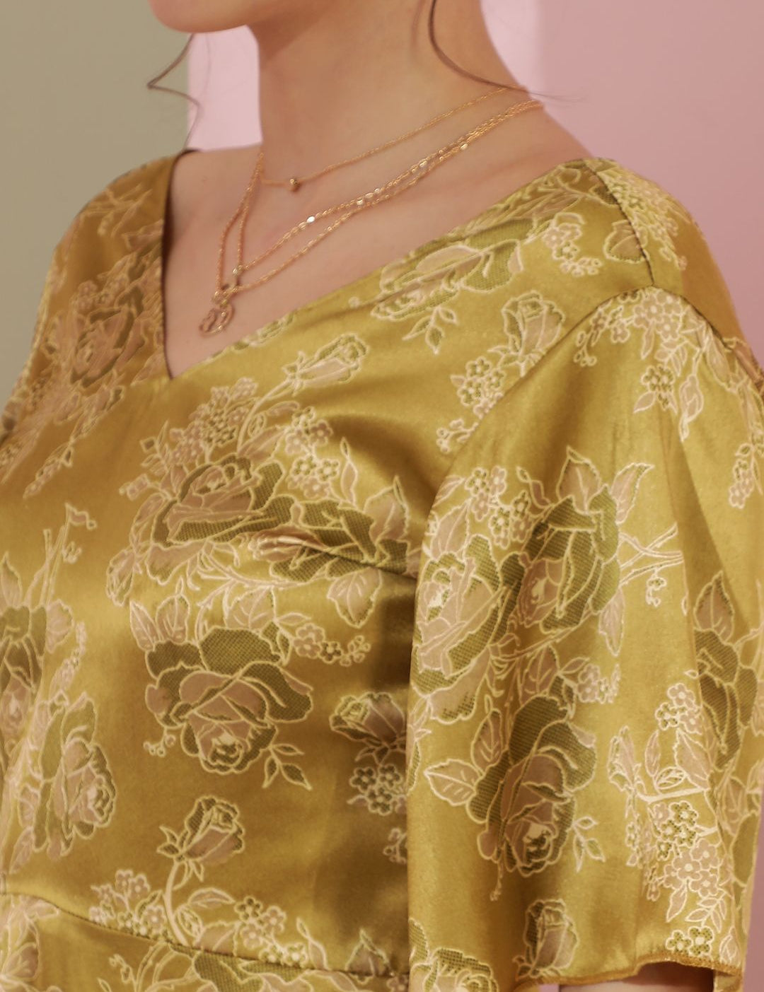 Kotty Women Print Flared Sleeve Fit & Flare Mini Dress