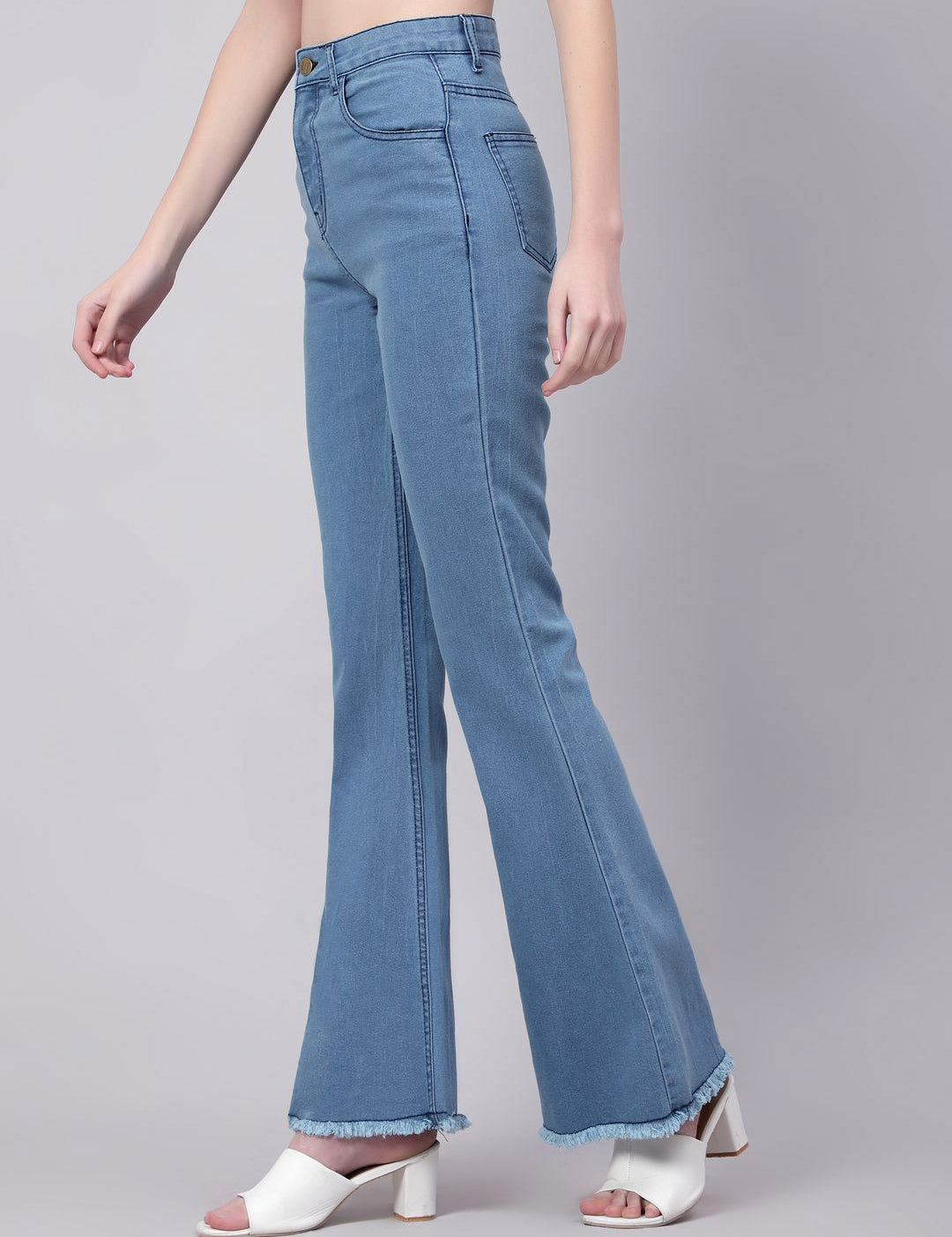 Kotty Women Bootcut High-Rise Stretchable Jeans