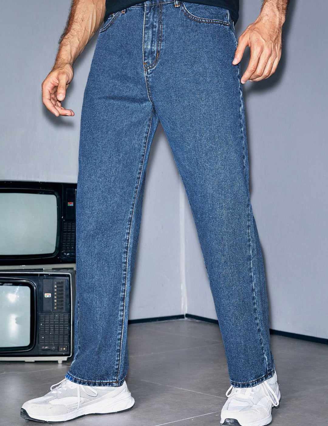 Kotty Men Mid-Rise Stretchable Jeans