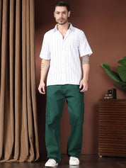 Kotty Men Relaxed Easy Wash Cargos Trousers