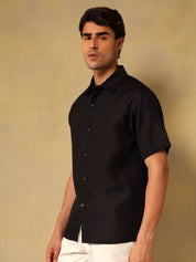 Kotty Comfort Spread Collar Linen Regular Fit Shirt