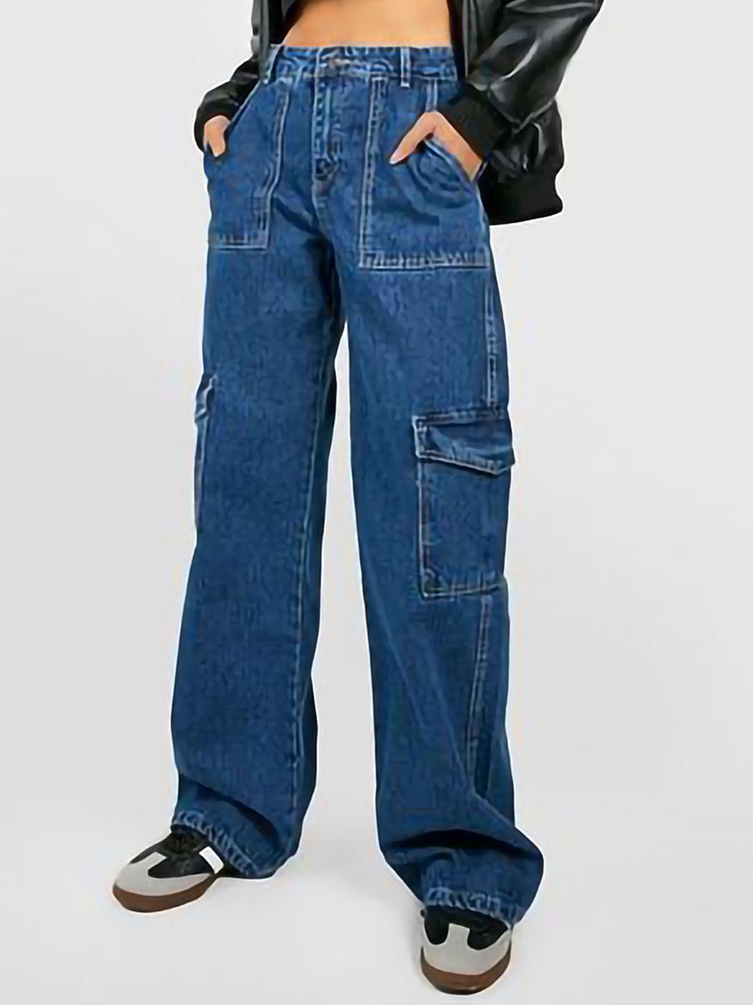 Kotty Women Jean Straight Fit High-Rise Stretchable Jeans