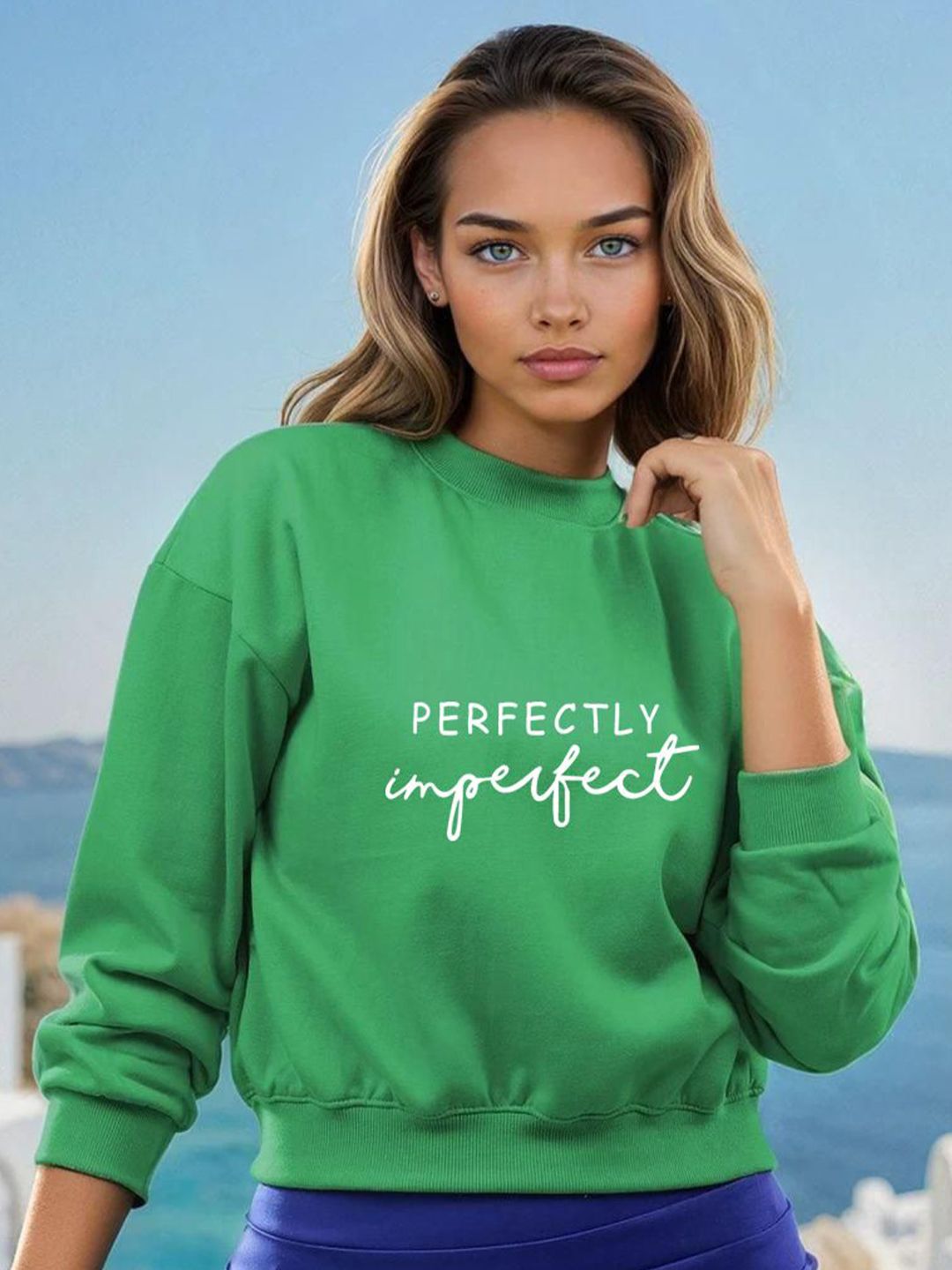 Kotty Women Typography Printed Pullover Sweatshirt