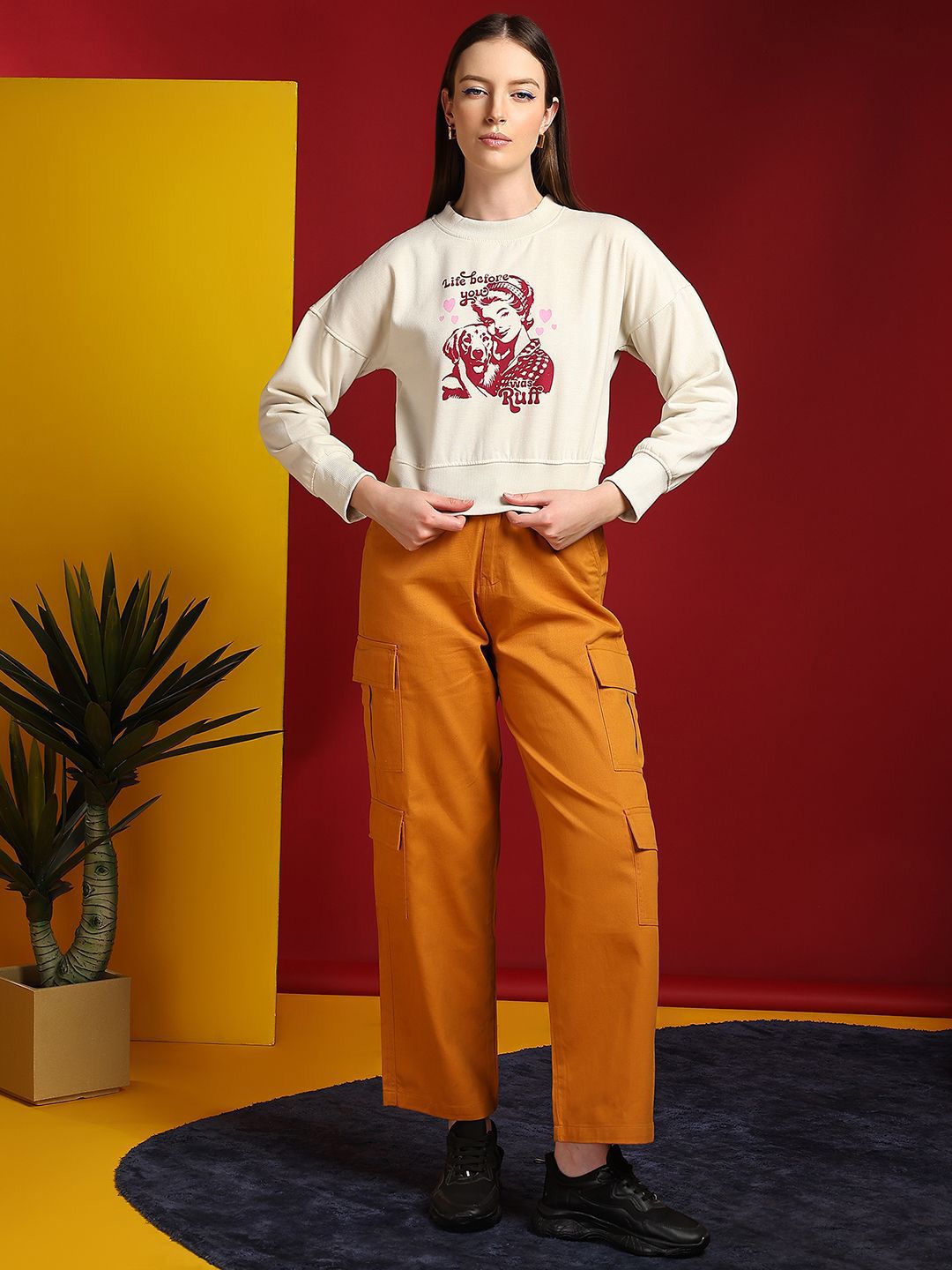 Kotty Women Printed Sweatshirt