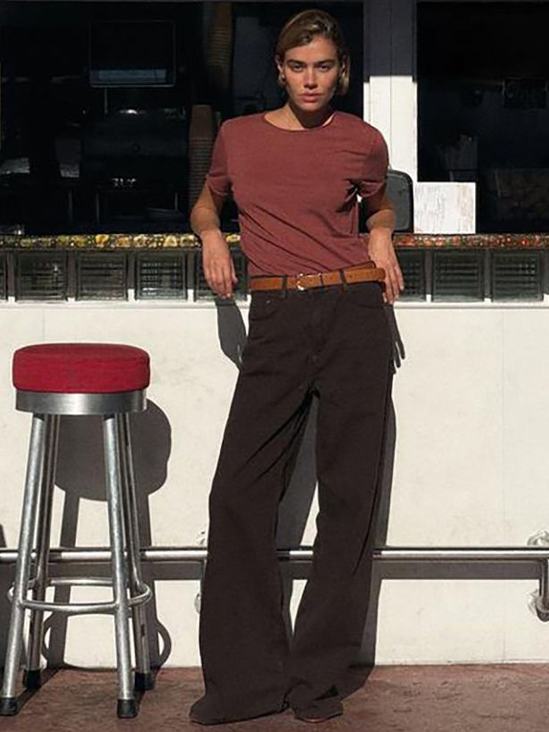 Kotty Women Jean High-Rise Wide Leg Stretchable Jeans