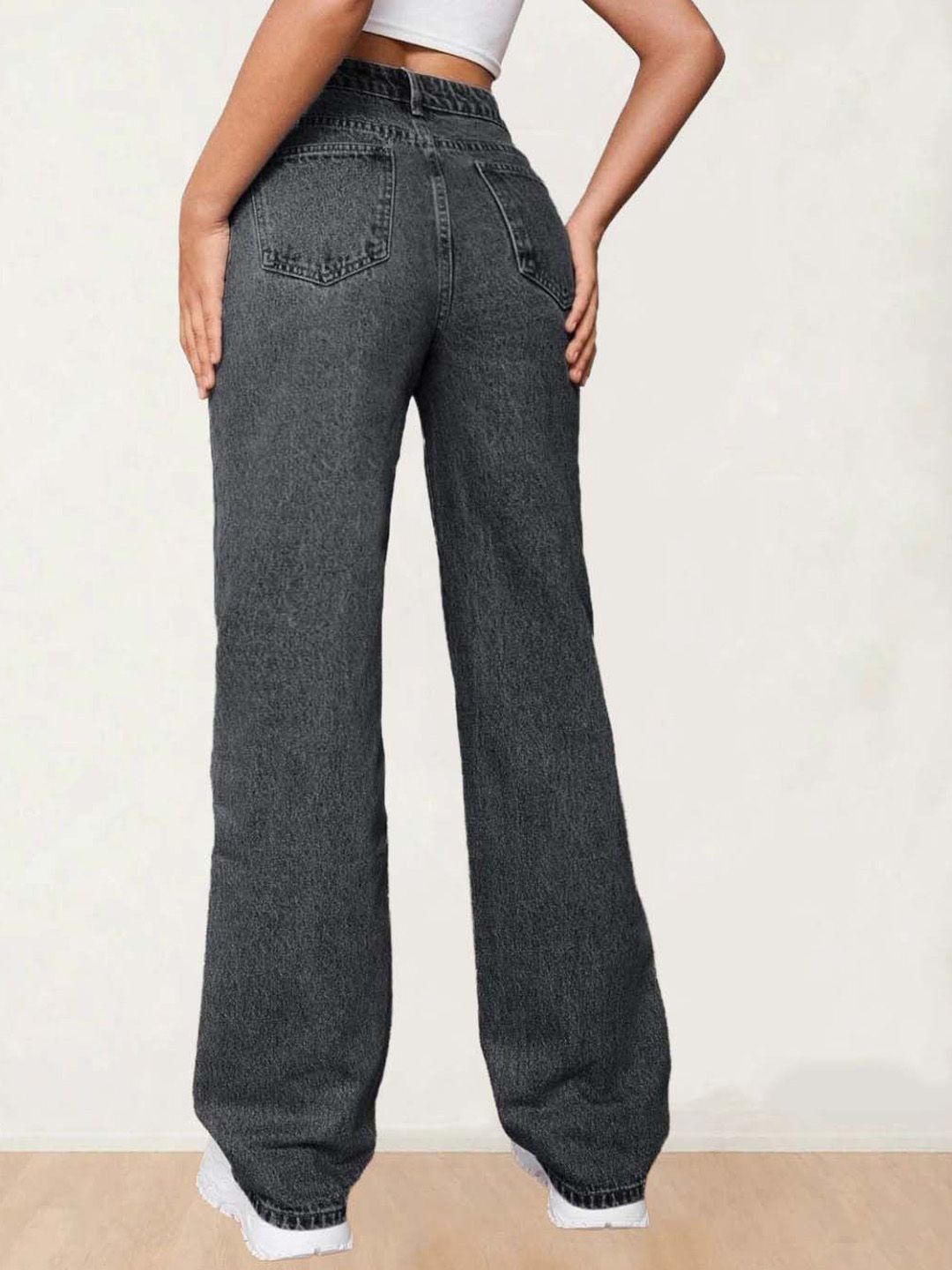 Kotty Women Regular Fit High-Rise Clean Look Stretchable Jeans