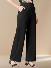 Kotty Women Straight Fit High-Rise Trousers
