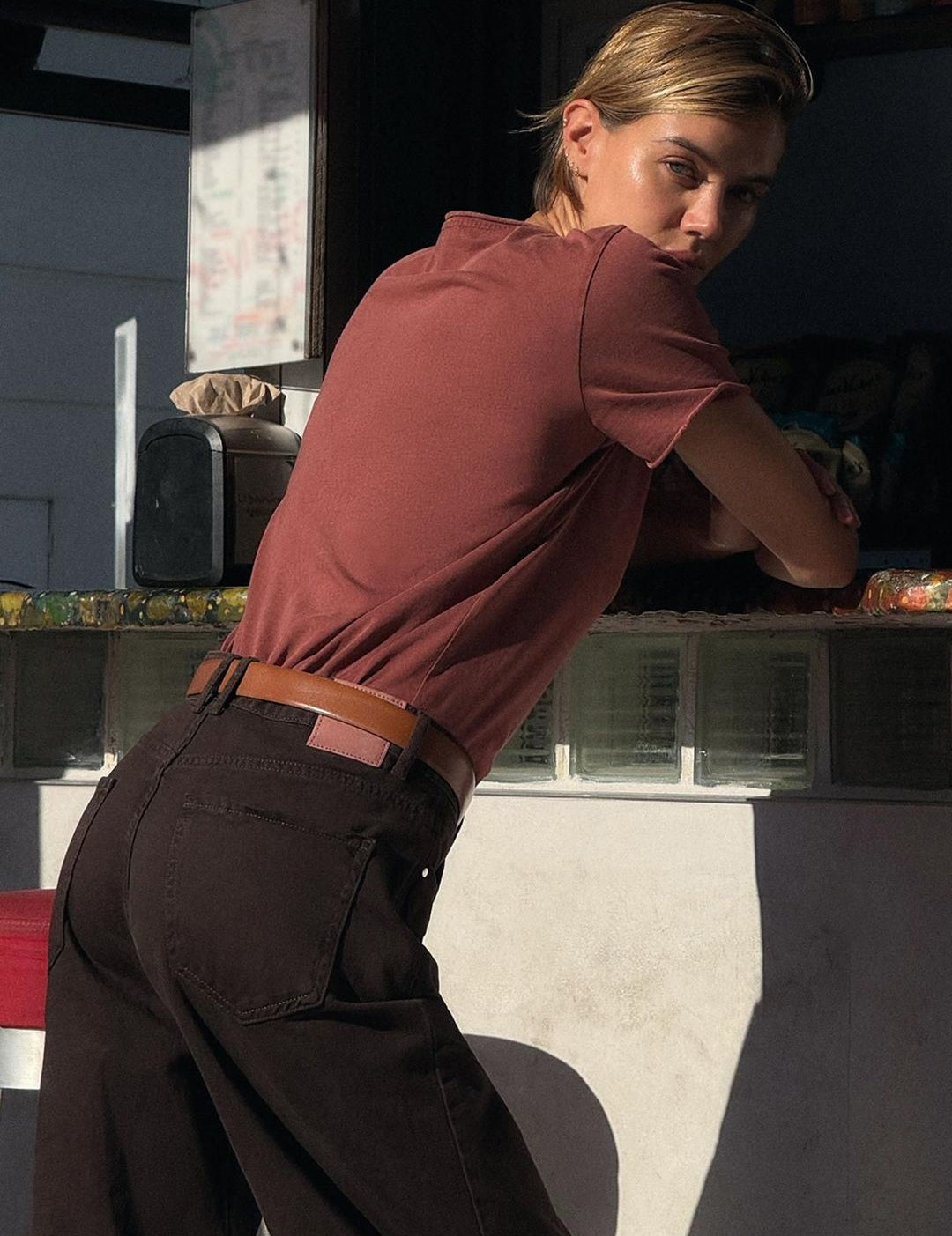 Kotty Women Jean High-Rise Wide Leg Stretchable Jeans