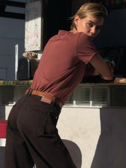 Kotty Women Jean High-Rise Wide Leg Stretchable Jeans