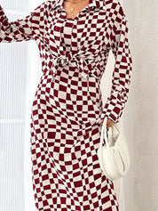 Kotty Printed Crepe A-Line Maxi Dress With a Jacket 