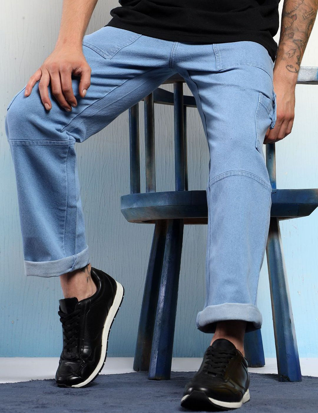 Kotty Men Regular Fit Mid-Rise Jeans