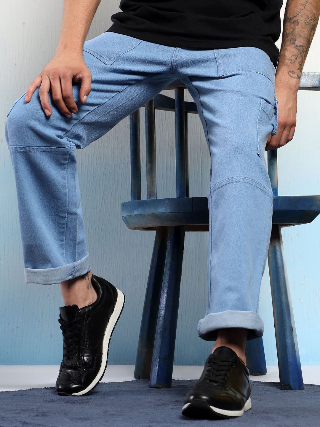 Kotty Men Regular Fit Mid-Rise Jeans