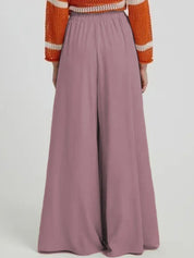 Kotty Women Relaxed Fit High-Rise Wide Leg Trousers