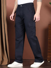 Kotty Men Relaxed Easy Wash Cargos Trousers