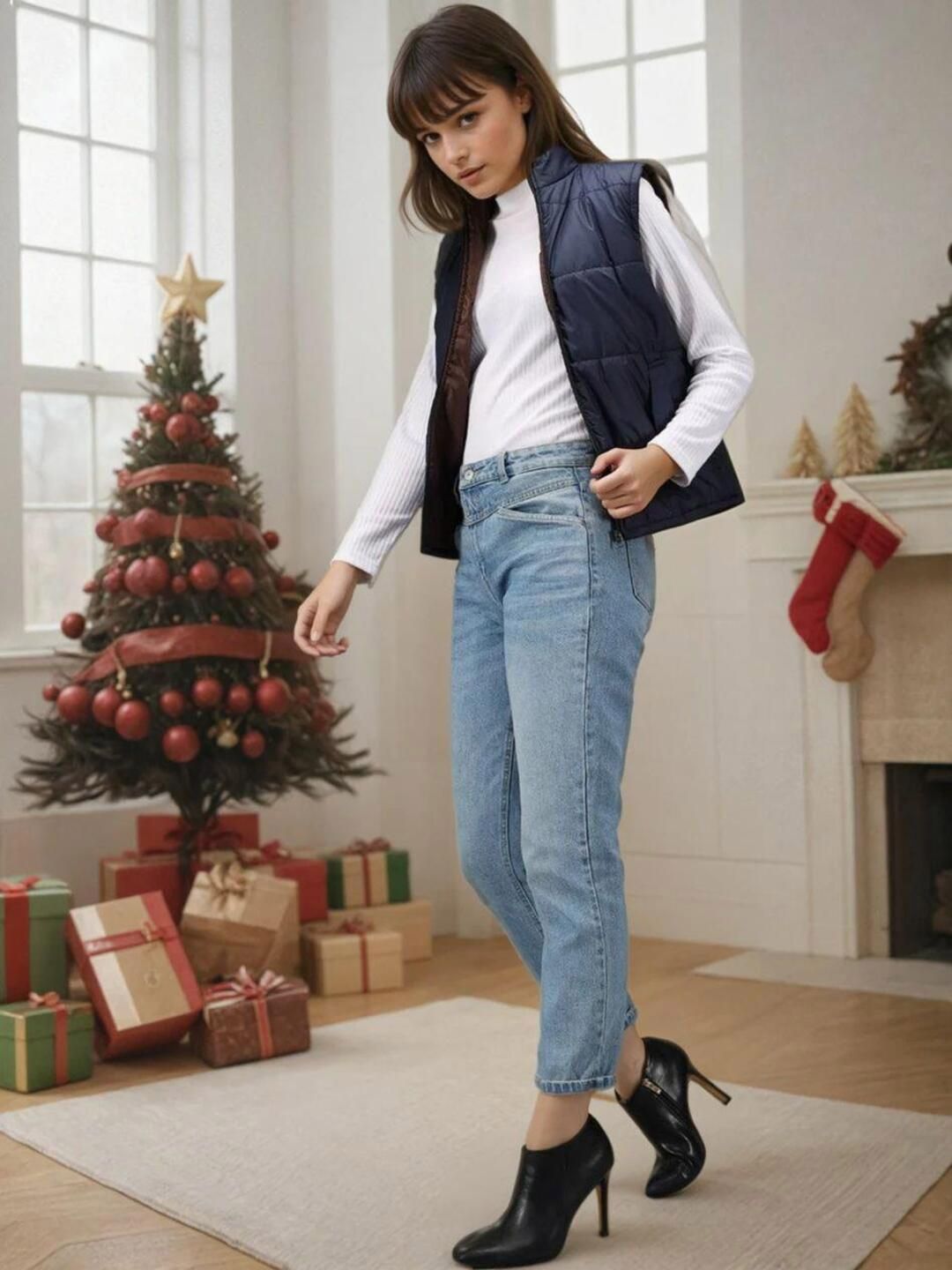 Kotty Women Stand Collar Solid Lightweight Padded Jacket