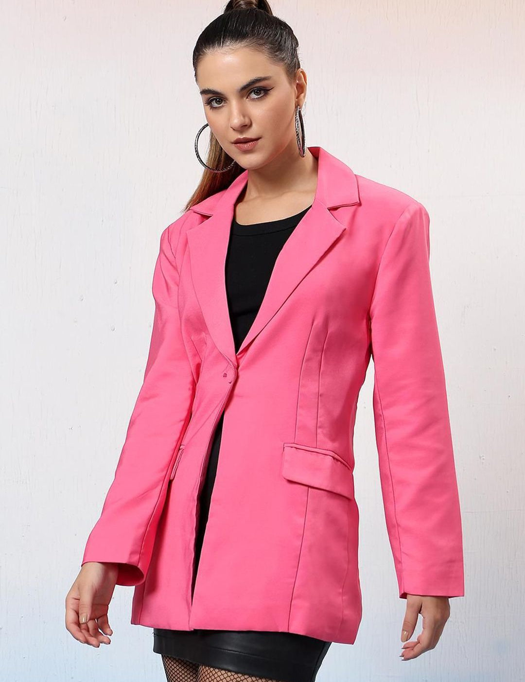 Kotty Notched Lapel Single Breasted Blazer