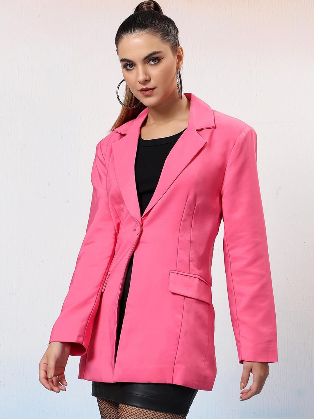 Kotty Notched Lapel Single Breasted Blazer